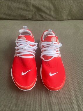 Nike Red and White Performance Sneakers